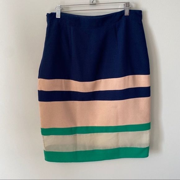 Anthropologie Harlyn Parfait Striped Skirt - Picture 5 of 10
